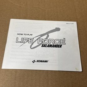 Nintendo NES - Life Force: Salamander - PAL - Manual y funda incluidos