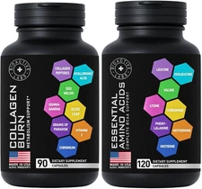 Thermogenic Multi Collagen Burn and Essential Amino Acids Complex - Fitness and 