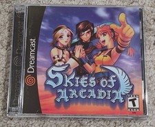 Skies of Arcadia Sega Dreamcast CIB Complete Authentic RPG Blue Rogue 2-Disc