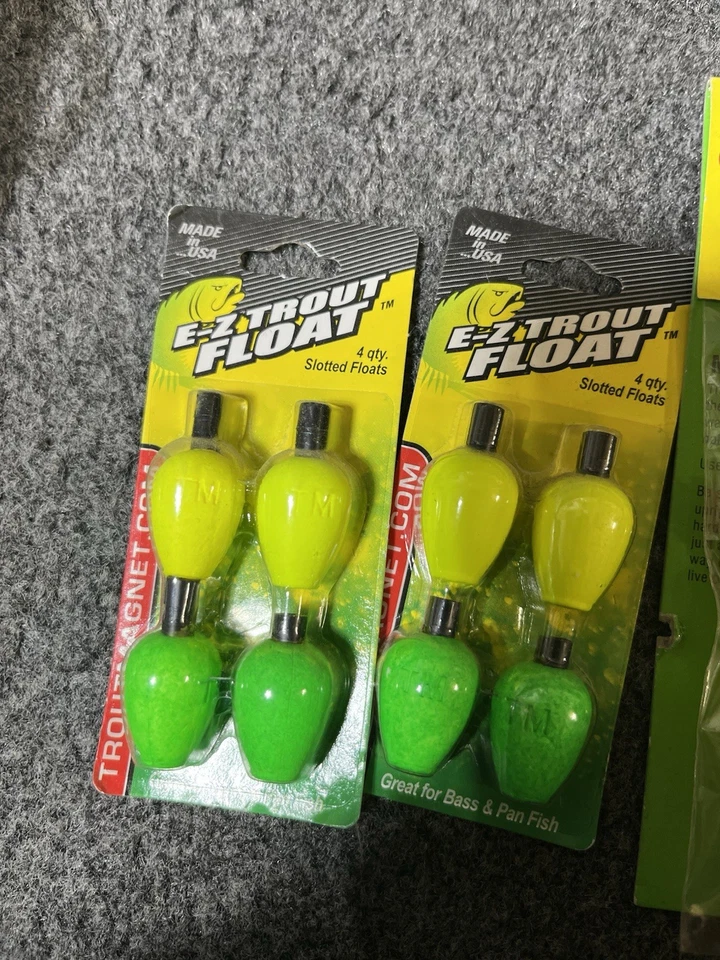 Лот рыболовных поплавков EZ форель поплавок, мистер краппи поплавок новый в упаковке - Изображение 2 из 3