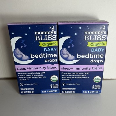 Mommy s Bliss Organic Baby Bedtime Drops Age 4 Months+ 2 oz Natural Sleep