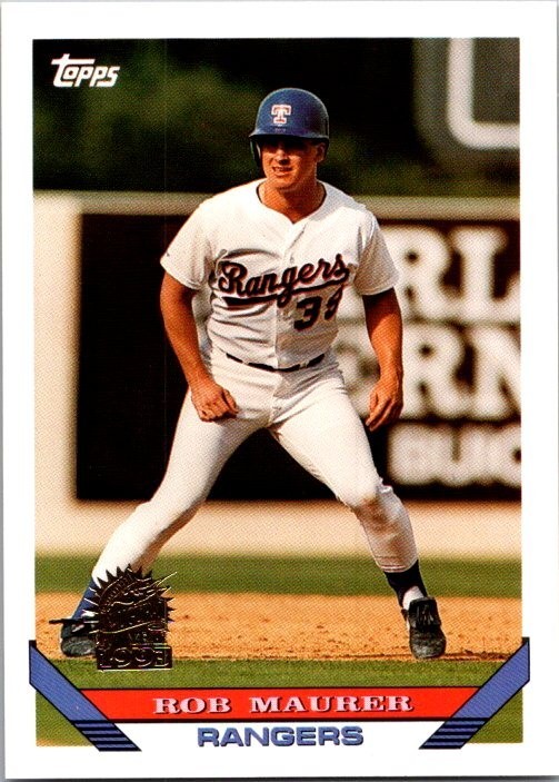 1993 Topps - Rob Maurer #763 - Marlins Inaugural Stamp