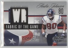 2006 Leaf Certified Materials Position 10/50 Andre Johnson #FOTG-63 HOF gp3