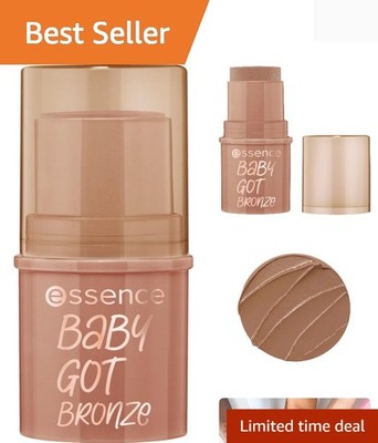 essence | Baby Got Bronze | Cream Bronzer Stick Easy to Apply & Blend |  & Cr...