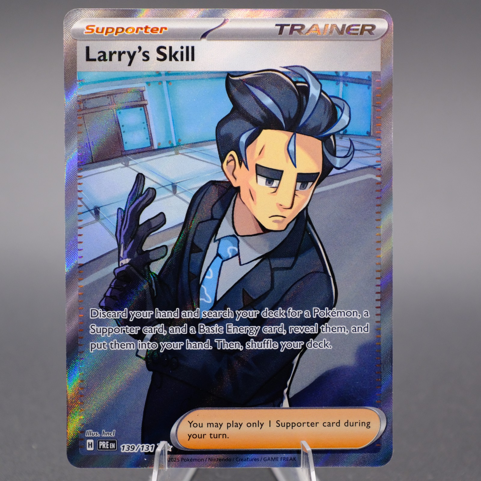 Larry's Skill - 139/131 Ultra Rare SV: Prismatic Evolutions Pokemon TCG NM