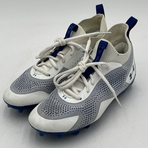 NICE!! Under Armour Women's Glory 2 MC Lacrosse Cleats - White Royal - Size 6