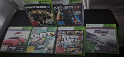 6x Xbox 360 Spiele (GTA V, Mass Effect 3...)