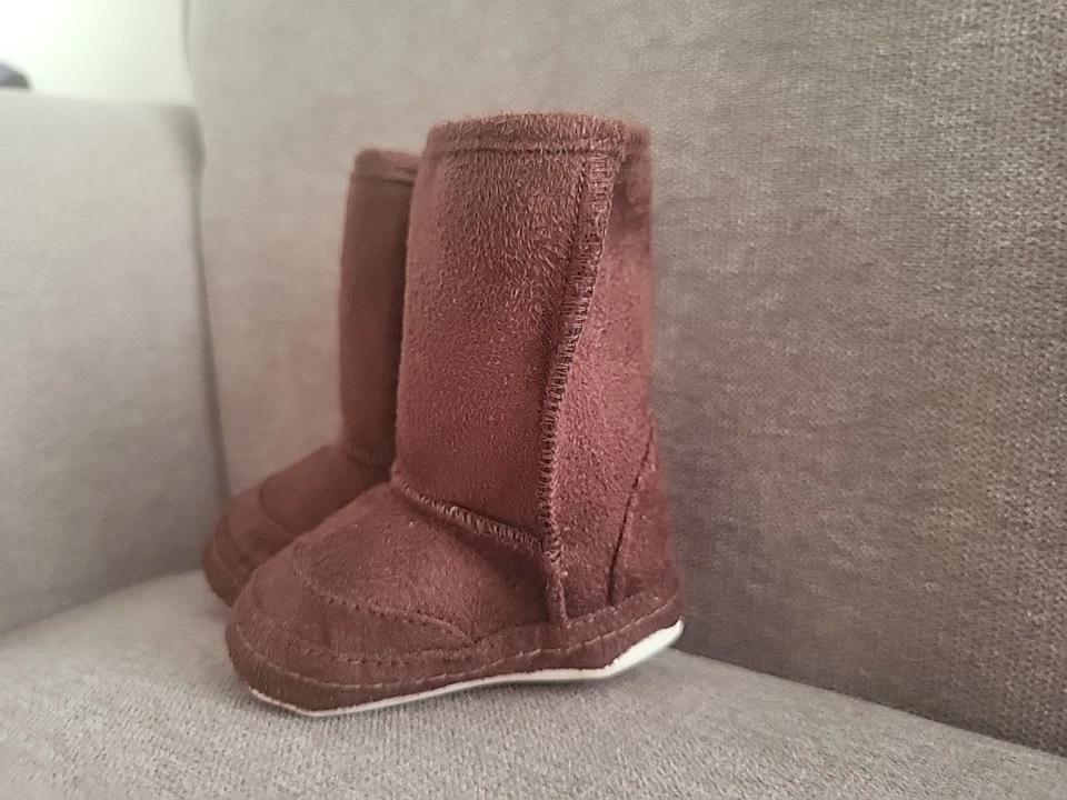 Target Circi Botas de Bebé Piel Sintética Marrón Talla 0-6 Meses Botines Zapatillas 🔥 Foto 4 de 4