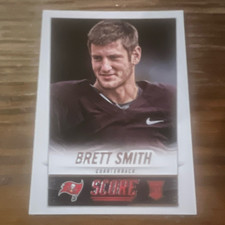 Panini 2014 Score Brett Smith #244 Tampa Bay Buccaneers Rookie Card. rookie card picture