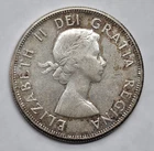 1958 Canada 50 cents - Silver