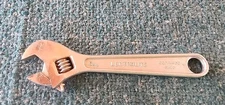 Vintage Lectrolite 6” Adjustable Wrench Defiance Ohio USA. Some Chipped Chrome.