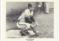 Joe Charboneau Cleveland Indians ROY Autograph Photo