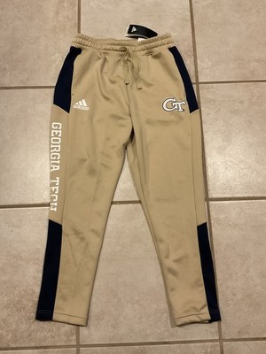 Adidas Mens Medium Athletic Joggers Sweatpants Georgia Tech Player Issue Style
