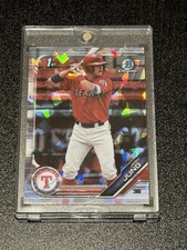 Josh Jung 2019 Bowman Chrome Atomic Refractor 1st First #BDC-7 Texas Rangers 