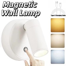 LED Light Magnetic Rechargeable Wall light Spotlight Wireless Reading Light