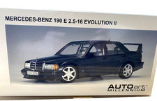 AUTOart 1/18 Mercedes-Benz 190E 2.5-16 Evolution II Metallic Black