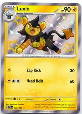 Luxio 136/091 | Shiny rare | Paldean Fates | NM | Pokemon TCG on eBay