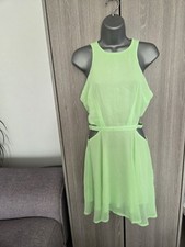 Missguided uk 10 cut out neon dress holiday festival