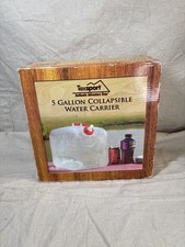 Texsport 15850 Collapsible Water Carrier, 5 gal, Polyethylene