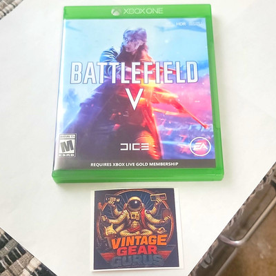Battlefield V Xbox One EA Multiplayer M Mature 2018 Tested CIB Excellent Shape