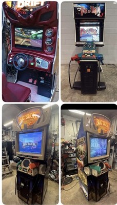 SEGA House of the Dead, Big Buck Hunter, Raw Thrills Fast & Furio 