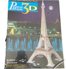 Milton Bradley Puzz-3D Eiffel Tower 703 piece Puzzle New Unopened