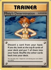 Misty's Determination Uncommon XY - Evolutions 80/108 NM