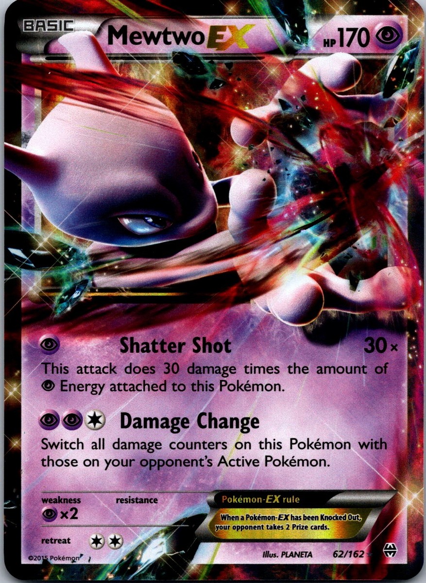 Mewtwo EX (62) 62/162 XY - BREAKthrough Ultra Rare NM | eBay