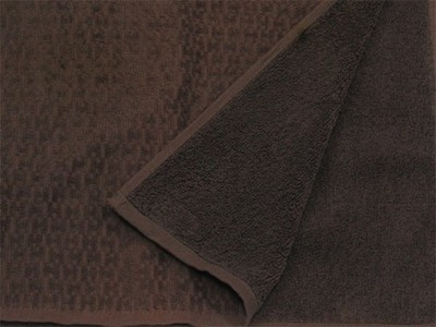 HERMES エルメス フェイスタオル シェブロン柄 ブラウン HERMES towel Brown Women Authentic secondhand | eBay