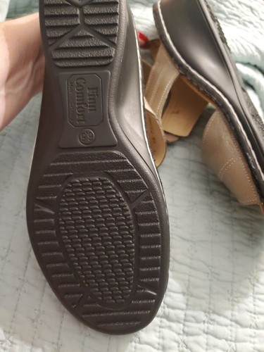 Finn Comfort Sandalen Metall Bronze/Gold Leder Größe EU 6 1/2D US 9 NEU Neu ohne Karton - Bild 9 von 10