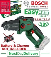 BARE Tool - BOSCH EasyChain 18V-15-7 Cordless Handy CHAINSAW  4059952640532 ID