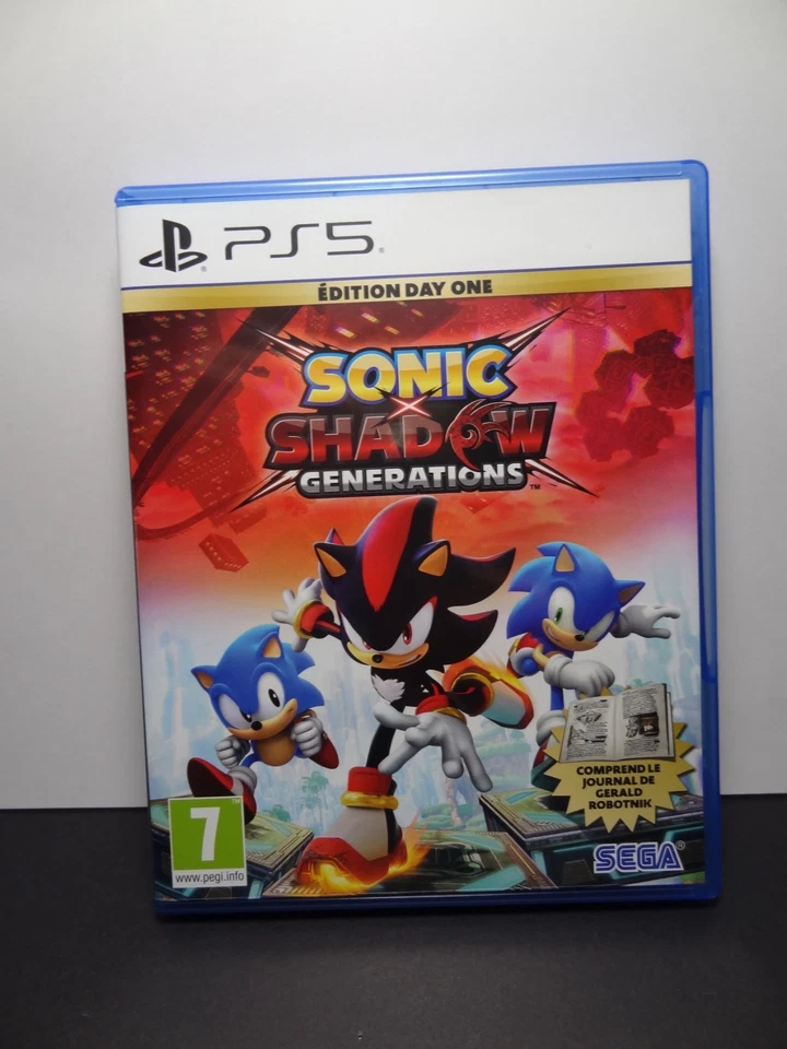 SONIC X SHADOW GENERATIONS - DAY ONE EDITION PS5 FR OCCASION (GAME IN ENGLISH/FR, photo 1 sur 5