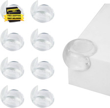 Toddler Proofing Corner Bumpers, 8 Pack Silicone Table Corner Protectors for Fur