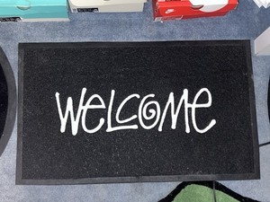 激レア】【デッドストック】Stussy welcome ラグマット Yahoo 