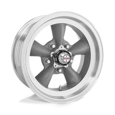 15x7 American Racing VN105 TORQ THRUST D Gray Wheel 5x5 (-6mm)
