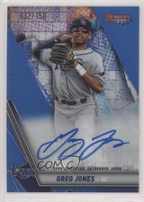 2019 Bowman's Best Auto Blue Refractor 32/150 Greg Jones #B19-GJ Auto m7b