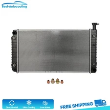 For 1996 1997-2002 Chevrolet Express GMC Savana 1500 3500 2042 Aluminum Radiator