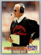 1992 Pro Set #324 George Seifert