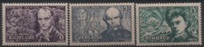 FRANCE 1951 : N° 908/909/910  SÉRIE POÈTES SYMBOLISTES NEUF** TTB