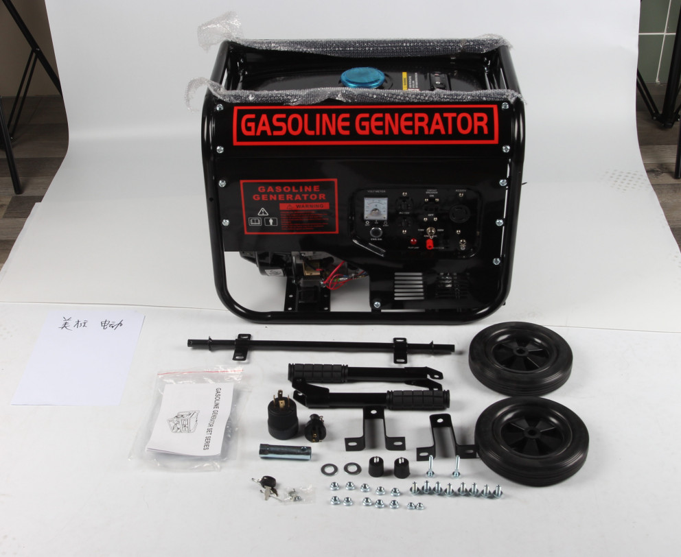 5KW Gas Inverter Generator Electric Start 274cc OHV Engine 110V 220V Dual Volt