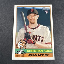 2025 Topps Heritage High Number Christian Koss RC San Francisco Giants #538