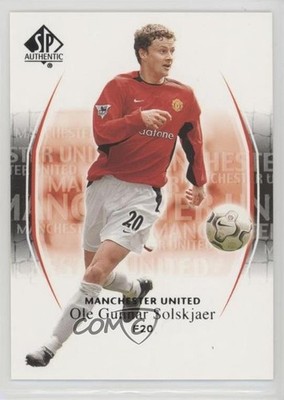 2004 SP Authentic Manchester United Ole Gunnar Solskjaer #50 fm0