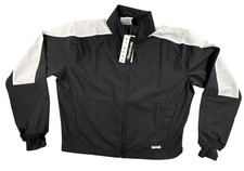 Reebok Core 10 AM Wind Jacket Womens Medium Black Training Athletic Running New