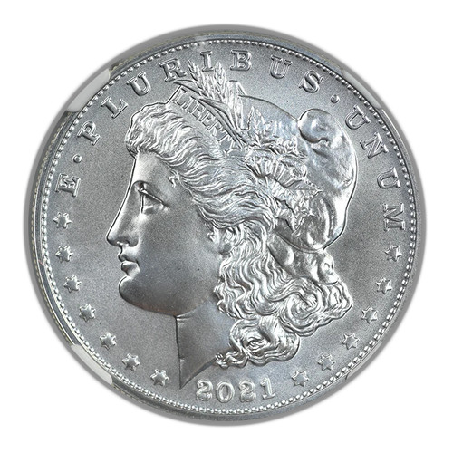 2021-CC Morgan Dollar $1 NGC MS70 Carson City Privy Mark First Day of Issue - Picture 3 of 5