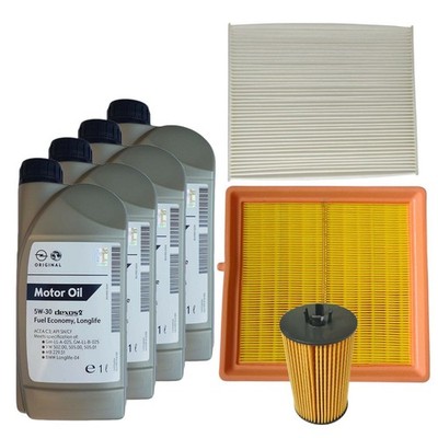 KIT TAGLIANDO OPEL CORSA D 1.0 1.2 1.4 BENZINA O GPL 06> 4L OPEL Gm 5w30 Filtri - Foto 7