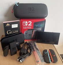 Nintendo Switch 2 (June 2025) Console Plus Spare Screen Protectors & Case