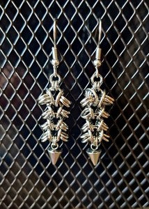 Chainmaille Comet Earrings