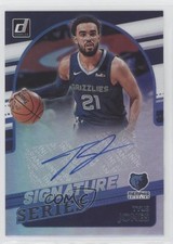 2021-22 Panini Donruss Signature Series Tyus Jones #SS-TJN Auto 1u6