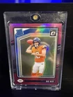 2024 Panini Donruss - Rated Rookie Bo Nix #369 Optic Preview Pink Prizm (RC)