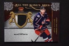 Jeff Carter 2011-12 Panini Crown Royale All the King's Men Memorabilia Patch /25